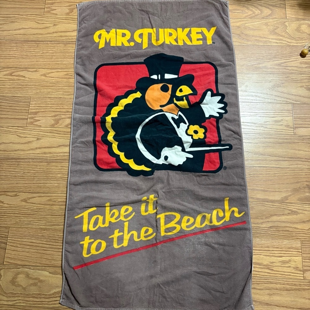 Mr Turkey Beach Towel
